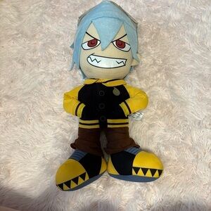 Soul Eater Anime Evans Blue Hair Plush Toy 19” Large Stuffed